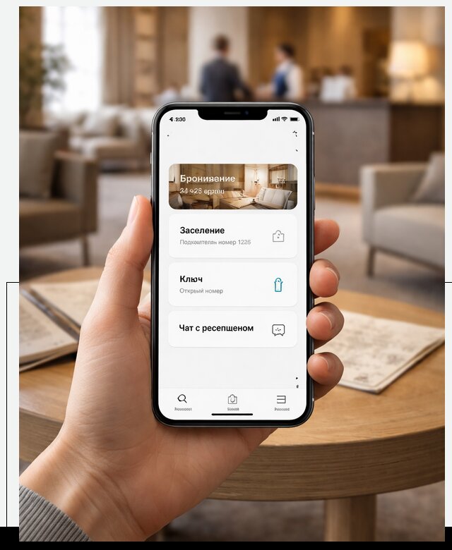 Мобильное приложение для гостей отеля в Ржеве, управление сервисом